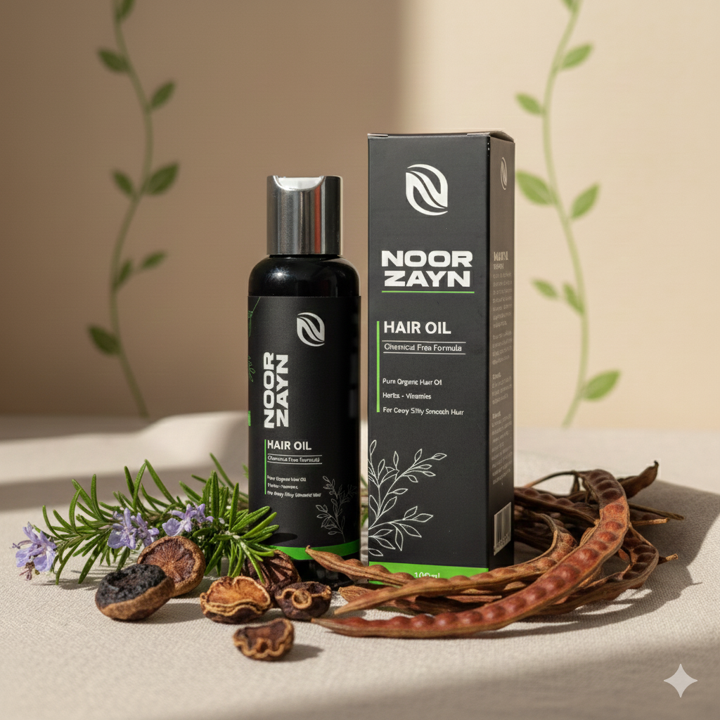 Noor Zayn Herbal Hair Oil | 100% Chemical Free Formula